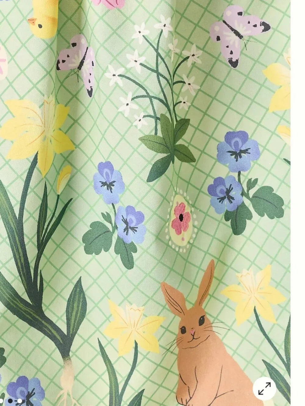 Anthropologie Easter Bunny Dish Towel